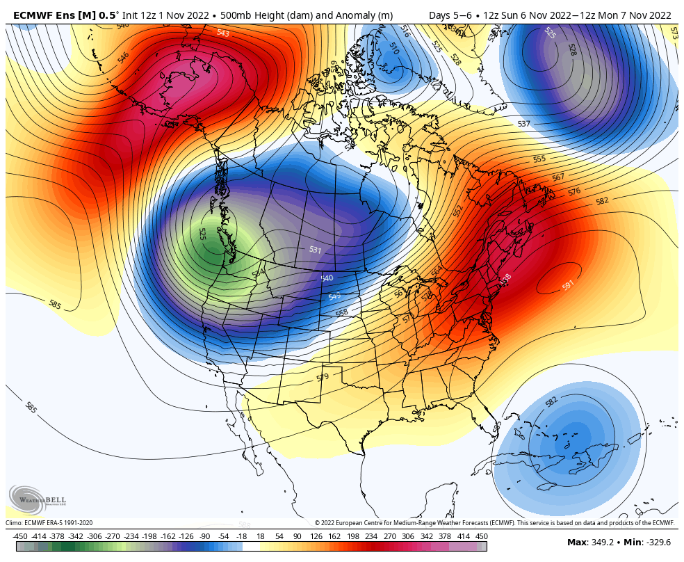 November Cold Early November cold blast expected next week – The Convergence Zone