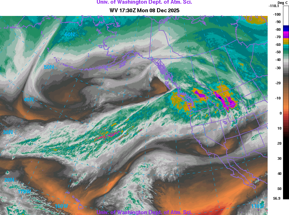 Two-part Atmospheric River event now underway – The Convergence Zone